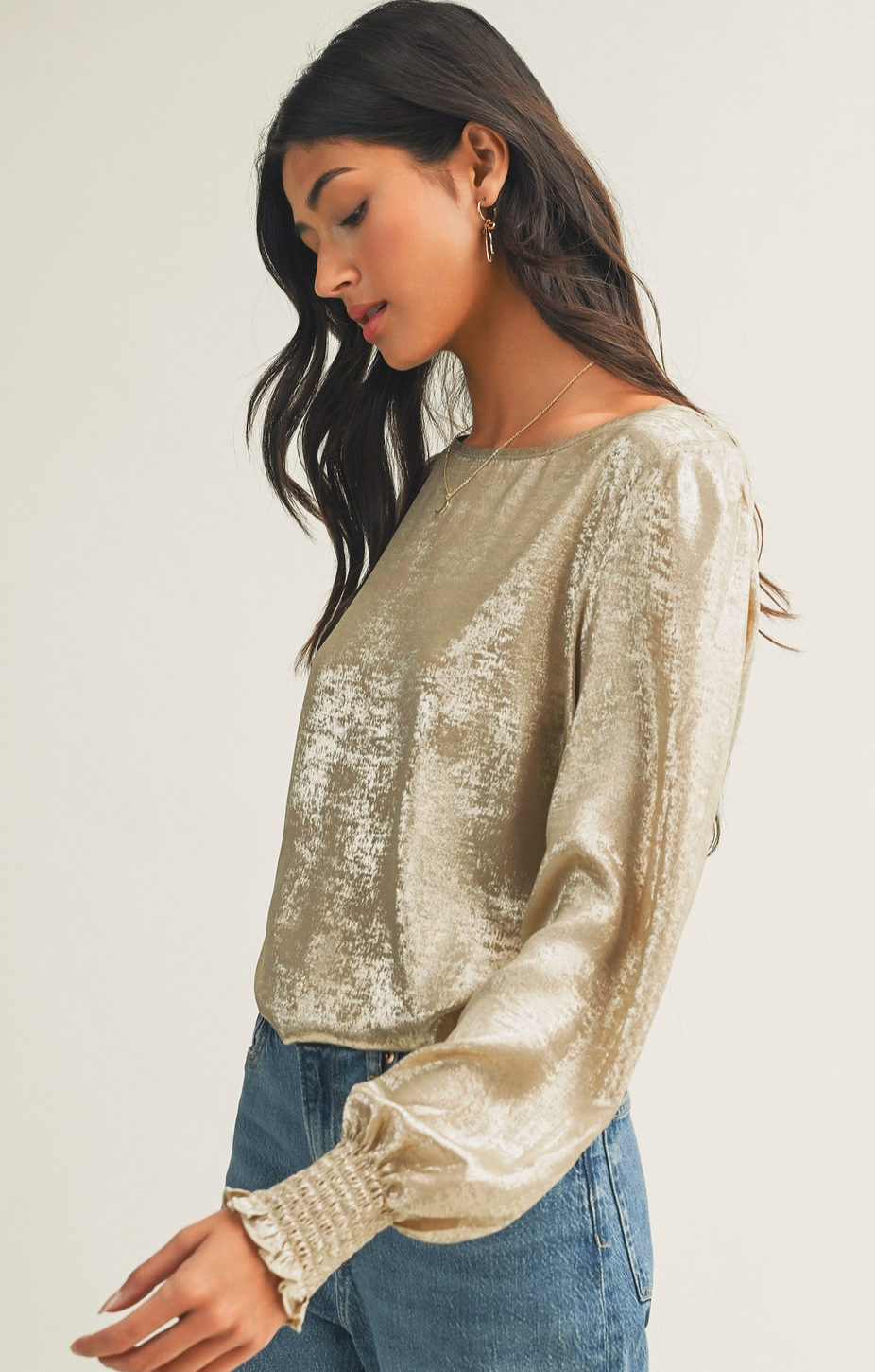 LITTLE DAISY CLOSET SHIMMER BLOUSE