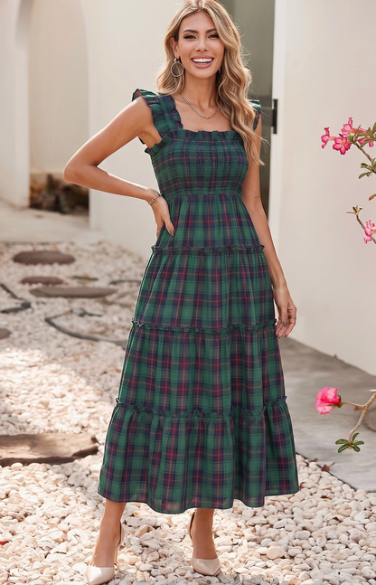 LITTLE DAISY CLOSET THISTLE MIDI DRESS