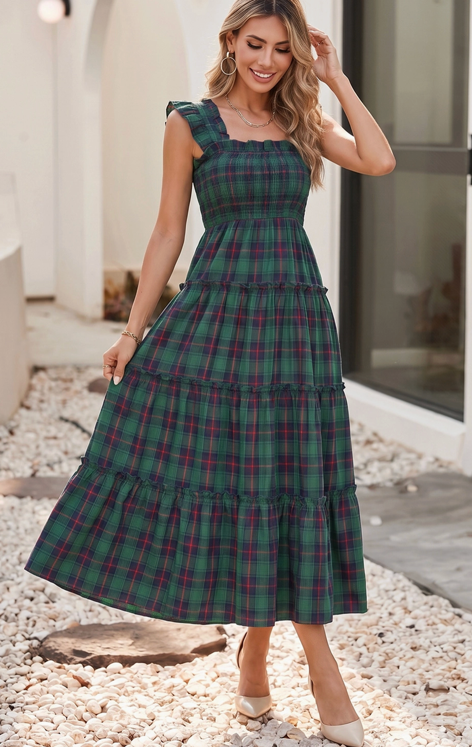 LITTLE DAISY CLOSET THISTLE MIDI DRESS