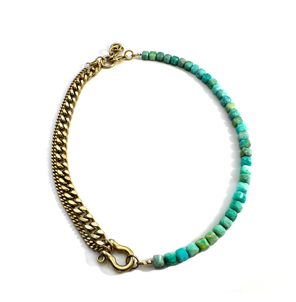 RACHEL NATHAN SHACKLE DUO NECKLACE