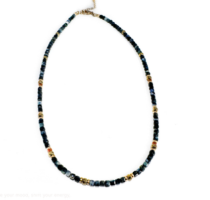 RACHEL NATHAN MINI BEADED NECKLACE