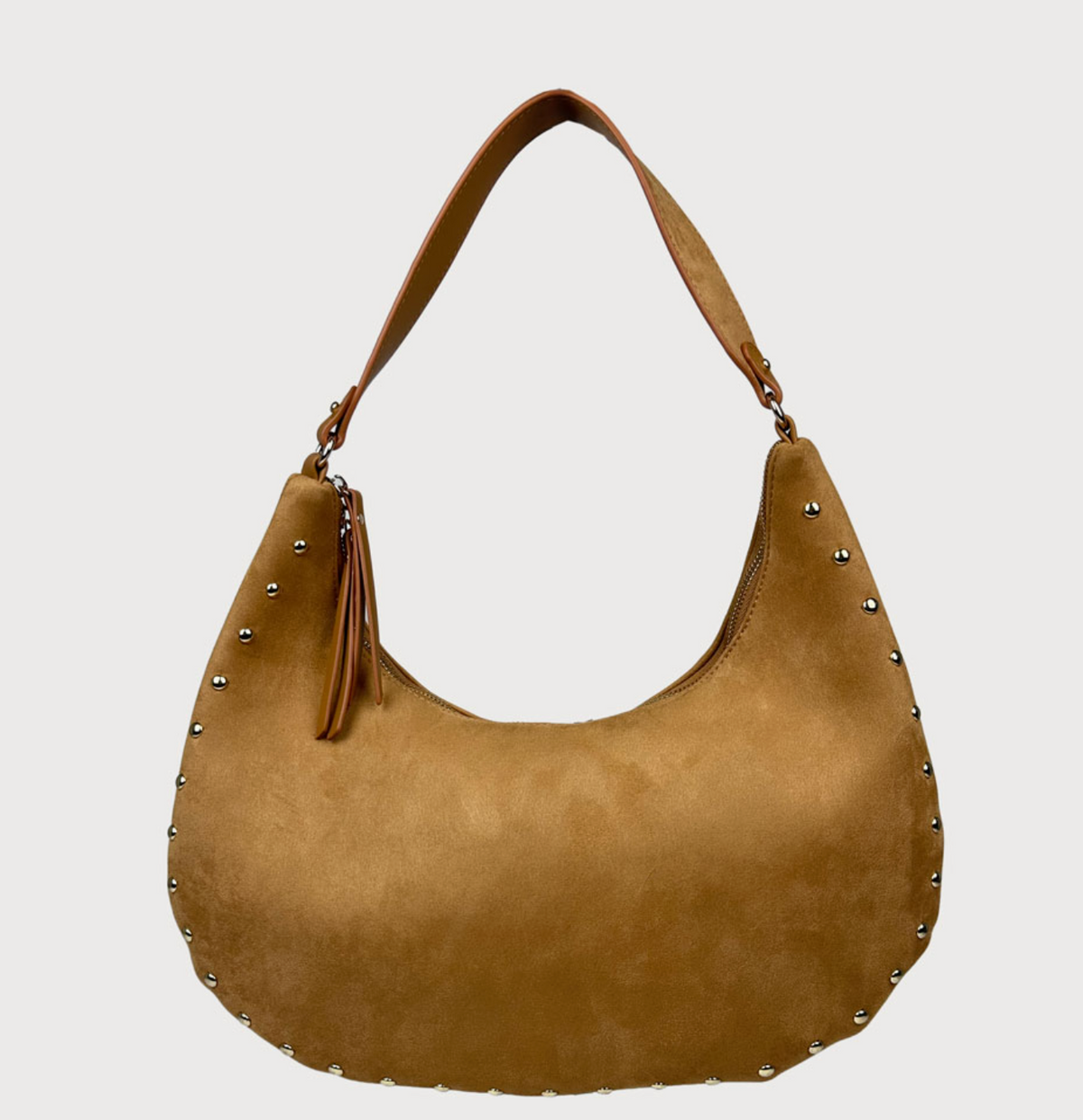 AHDORNED BRIE STUDDED SHOULDER BAG
