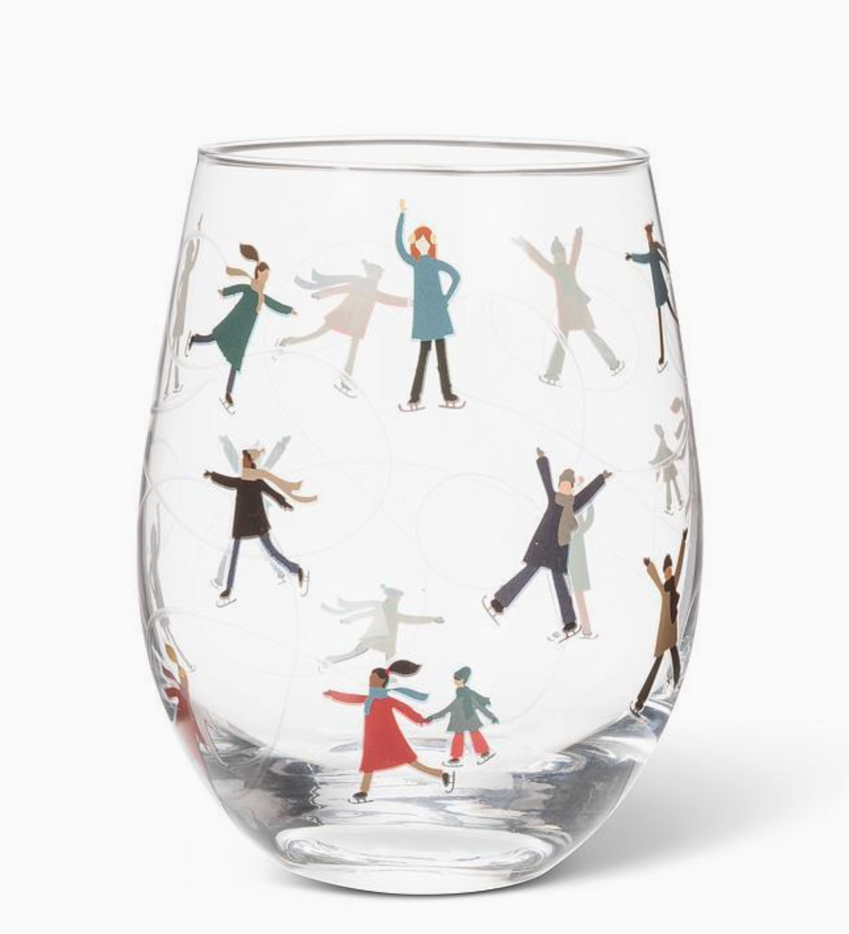 ABBOTT WINTER WONDERLAND STEMLESS WINEGLASS