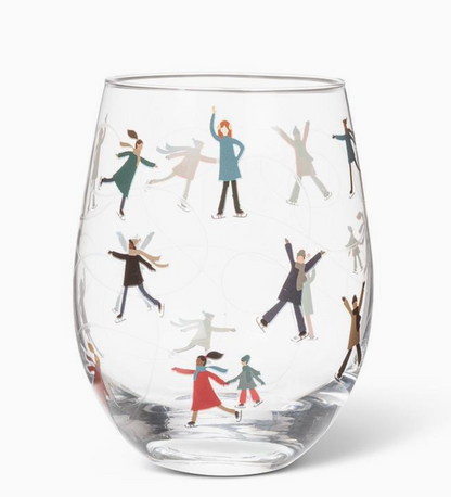 ABBOTT WINTER WONDERLAND STEMLESS WINEGLASS