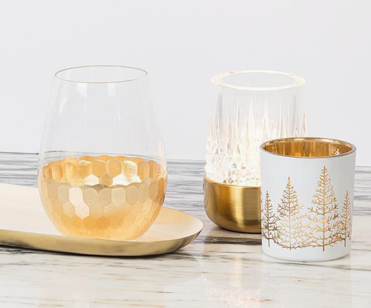 ABBOTT GOLDEN GIRL STEMLESS WINE GLASS