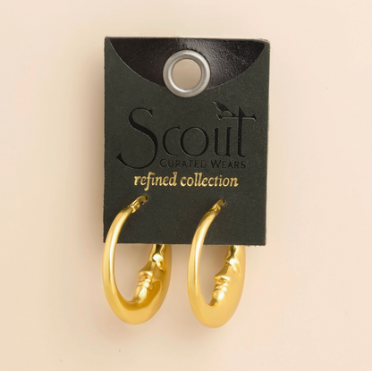 SCOUT MOON HOOP EARRINGS