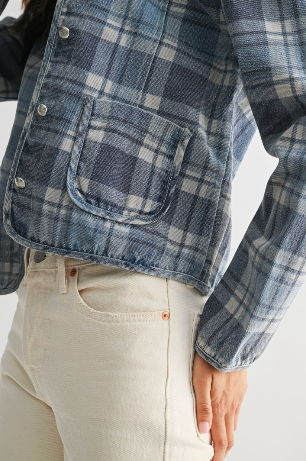 CAMELLIA WREN PLAID JACKET