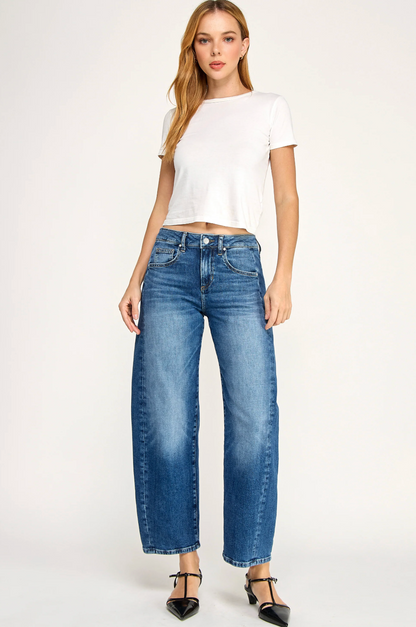 LEVEL 99 QUINN BARREL JEANS