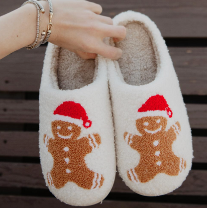 KATYDID GINGERBREAD MAN SLIPPERS