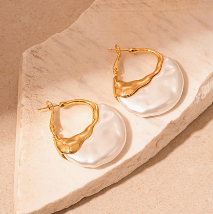 MKS AMERICA PEARLY GIRLY EARRINGS