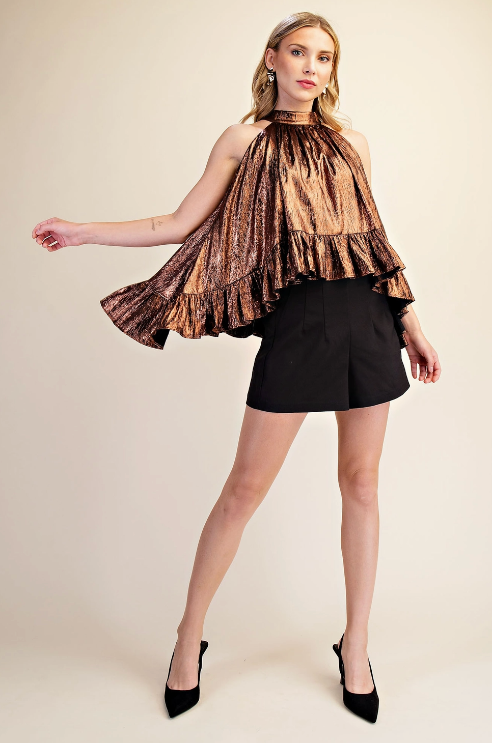 GLAM BRONZE BABE TOP