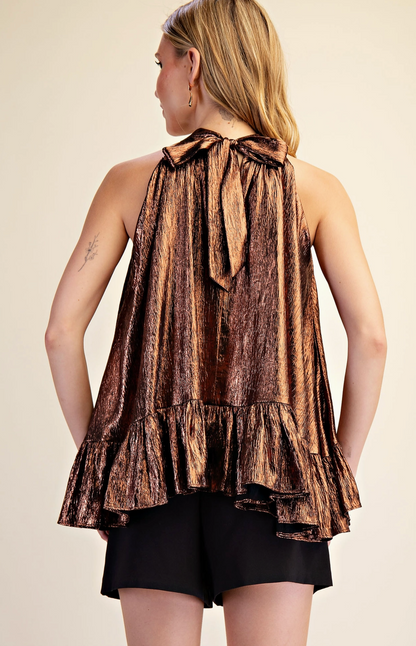 GLAM BRONZE BABE TOP