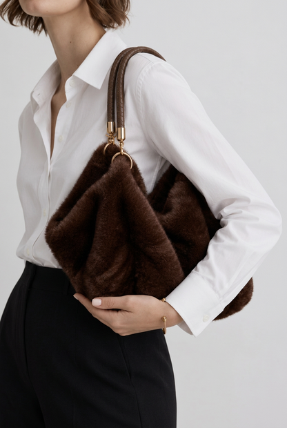 VAV B2B FUR GET ABOUT IT PURSE