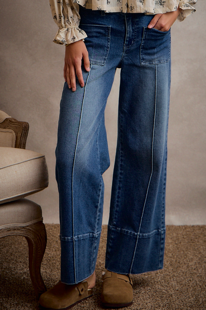 SO ME PIXIE PIN TUCK JEANS