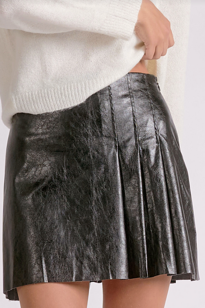 ELAN PLEATED PARTY MINI SKIRT