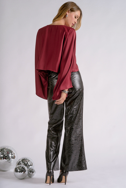 ELAN HOLIDAY HOPPER BLOUSE
