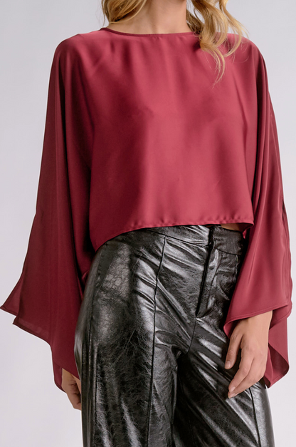 ELAN HOLIDAY HOPPER BLOUSE
