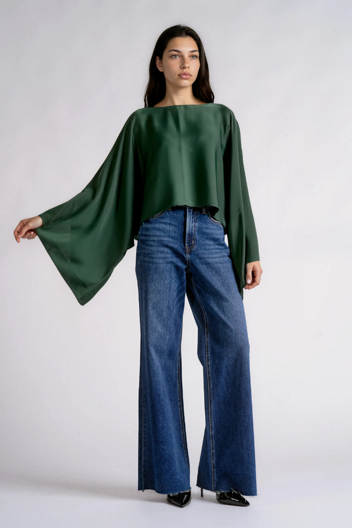 ELAN HOLIDAY HOPPER BLOUSE