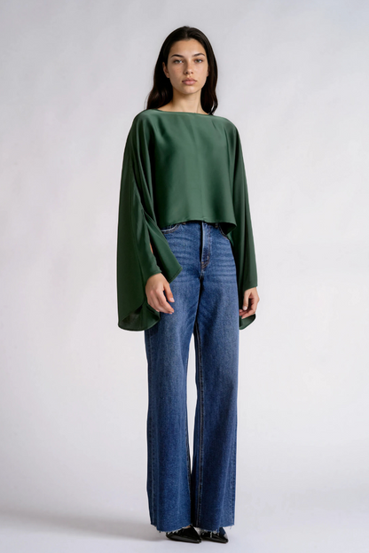 ELAN HOLIDAY HOPPER BLOUSE