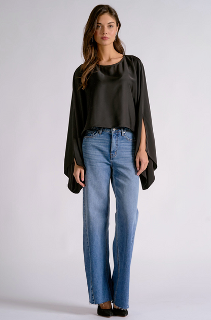 ELAN HOLIDAY HOPPER BLOUSE