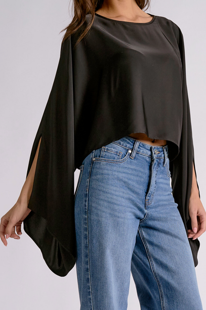 ELAN HOLIDAY HOPPER BLOUSE