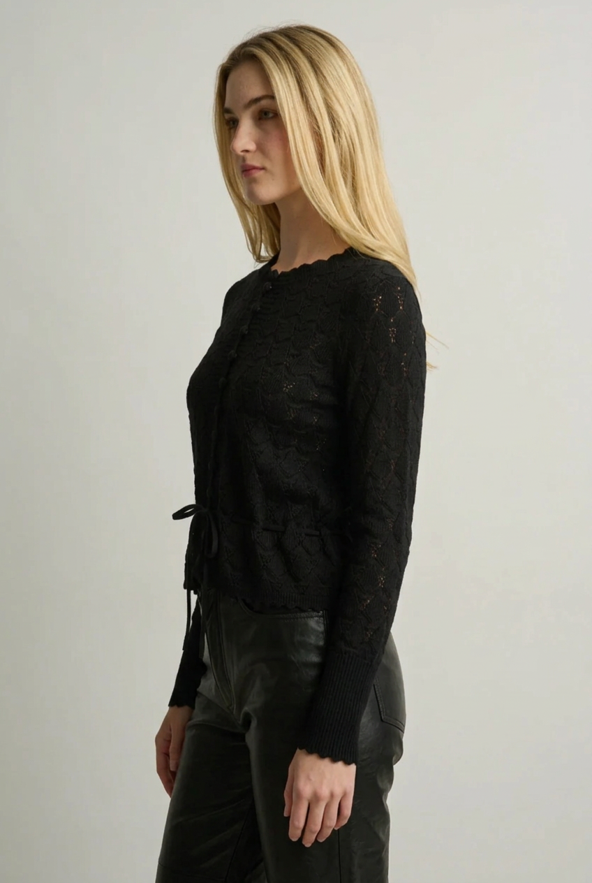 LISA TODD LOVE LACE SWEATER