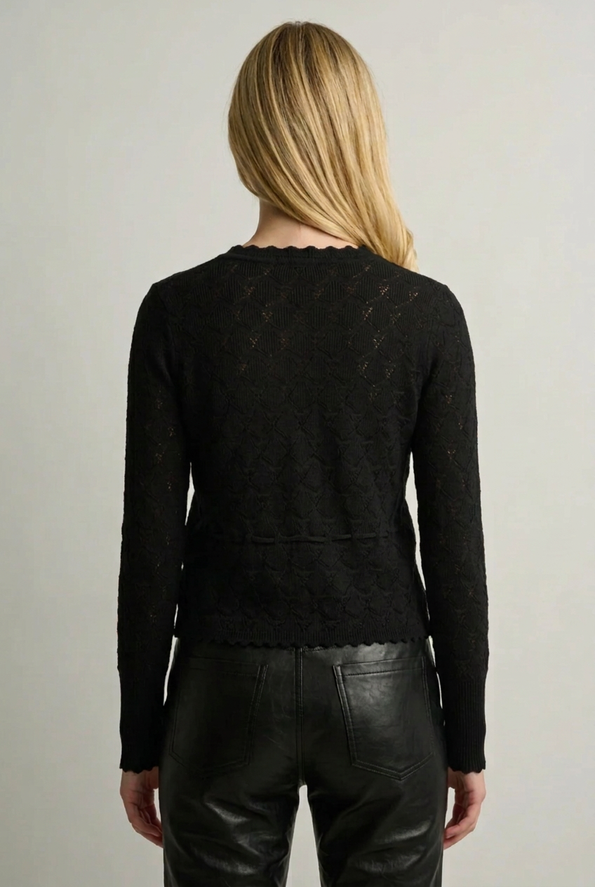 LISA TODD LOVE LACE SWEATER