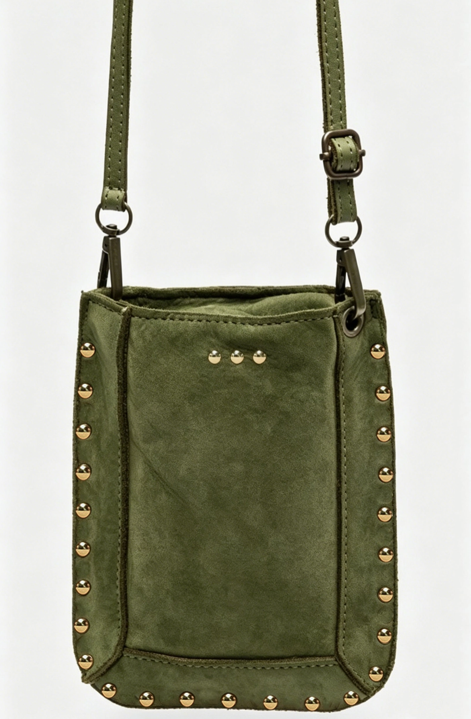 PRETTY SIMPLE SHELBY SUEDE PHONE BAG