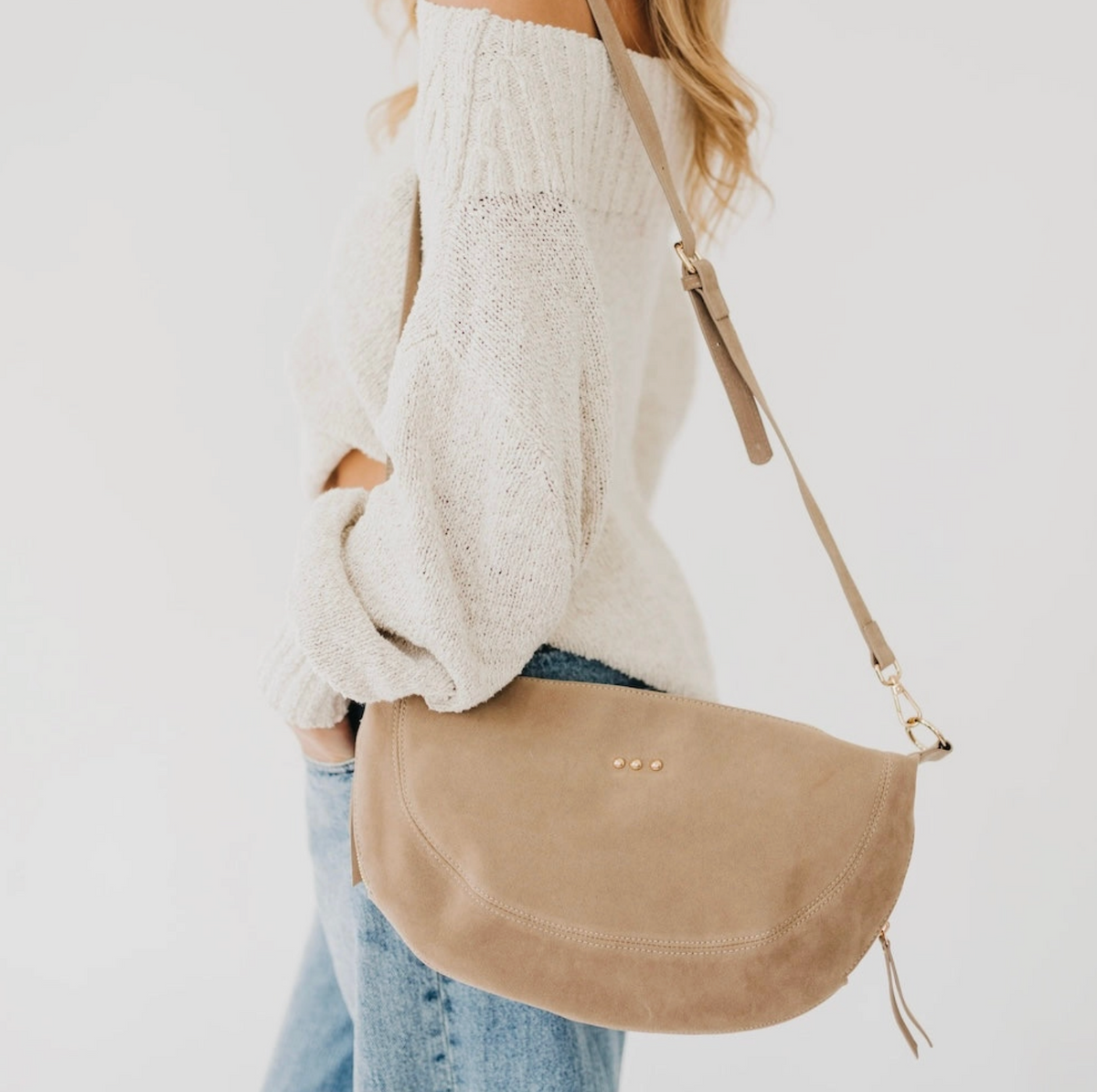 PRETTY SIMPLE NETTY CROSSBODY PURSE