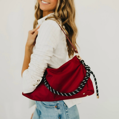 PRETTY SIMPLE NIKKI NYLON SHOULDER BAG