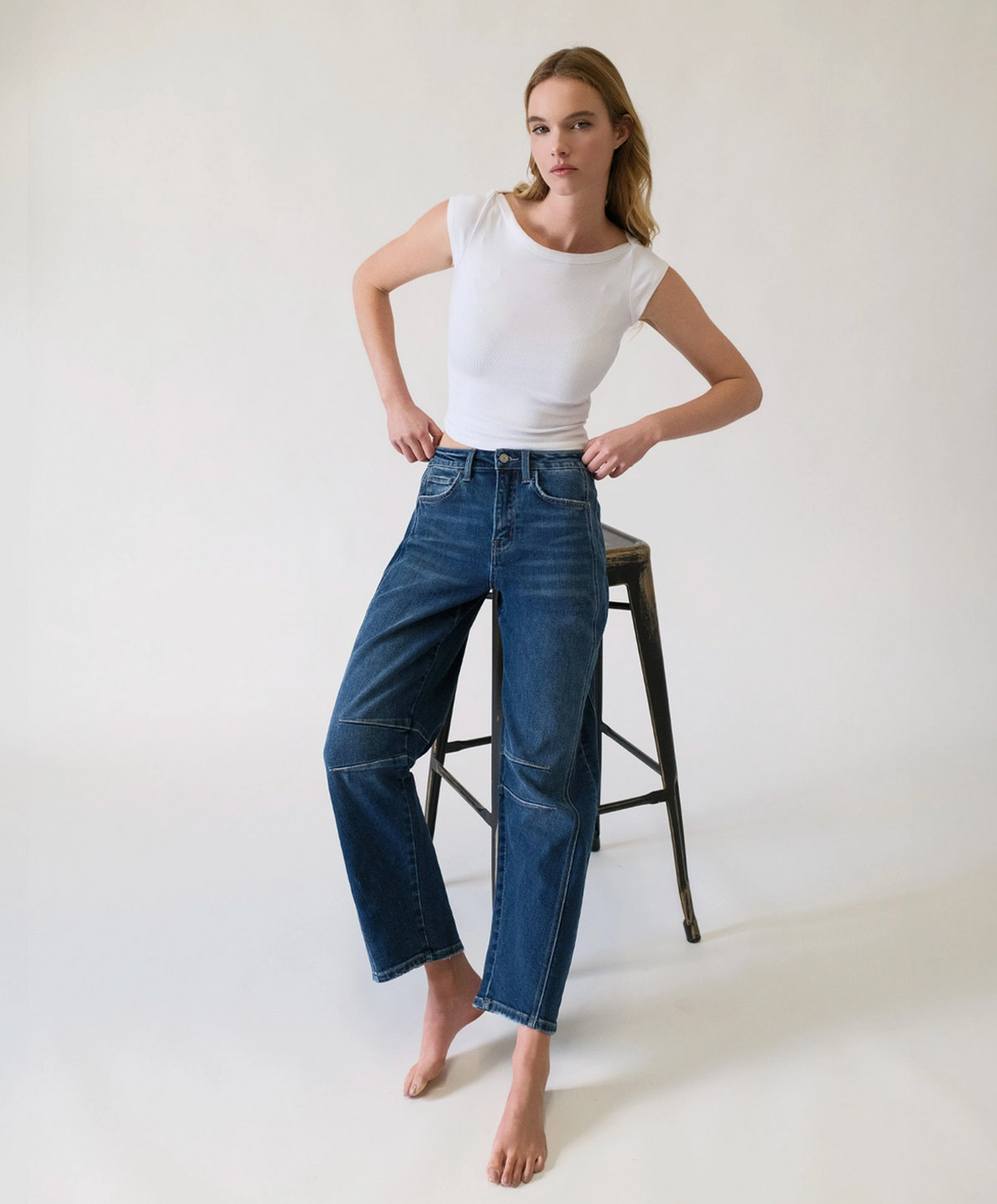 FLYING MONKEY BRYNN BARREL JEANS