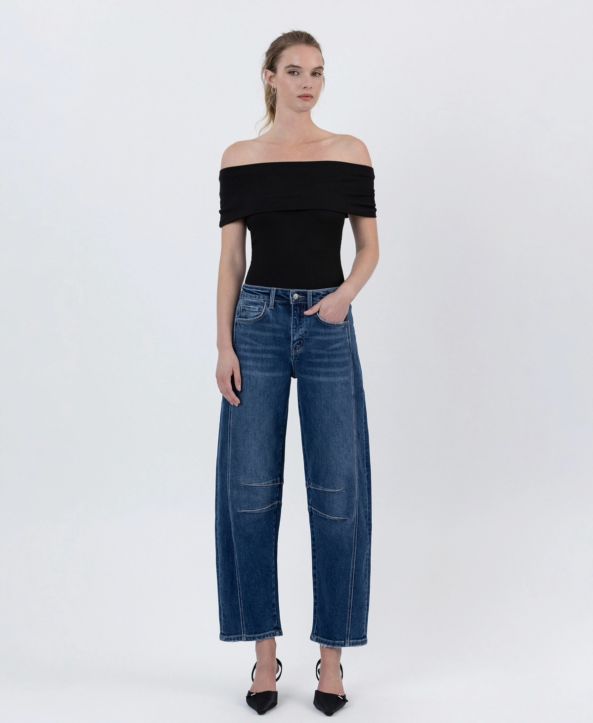 FLYING MONKEY BRYNN BARREL JEANS