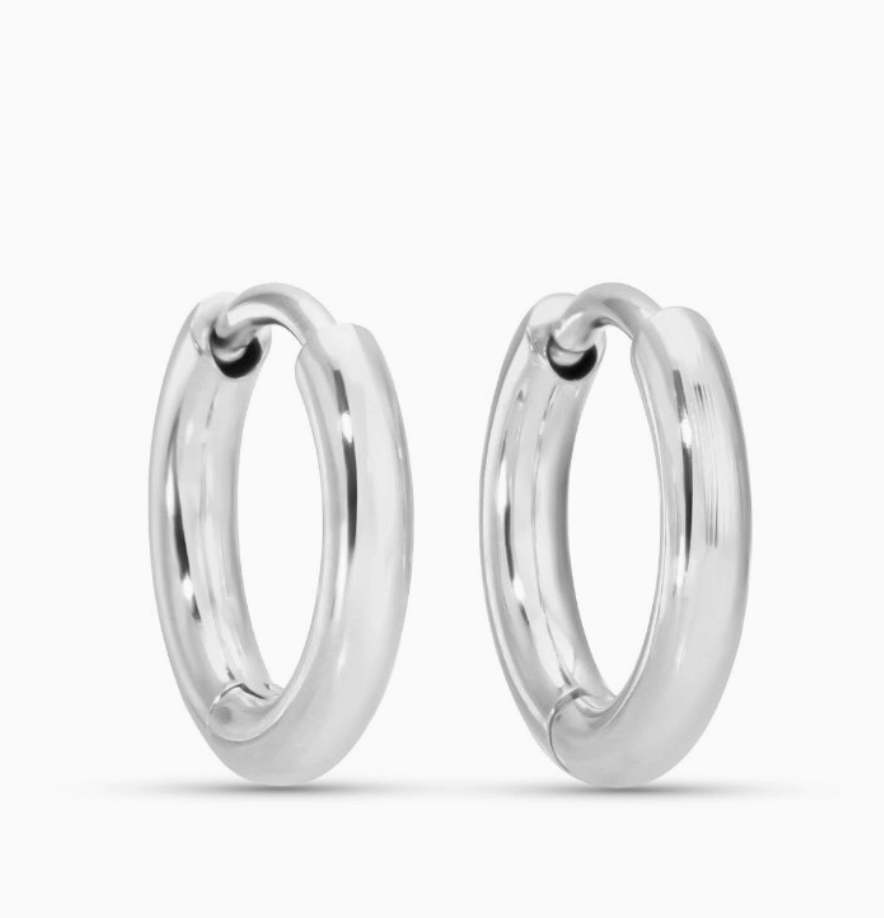 SPLENDID IRIS HUGGIE HOOP EARRINGS