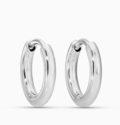 SPLENDID IRIS HUGGIE HOOP EARRINGS