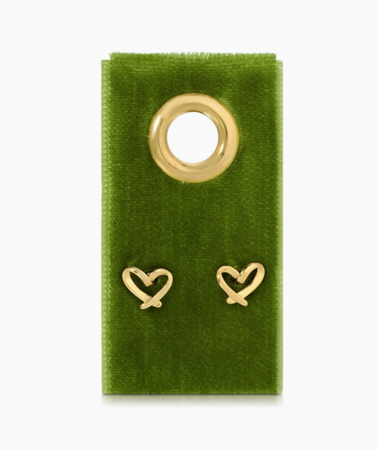 SPLENDID IRIS STAPLE STUD EARRINGS