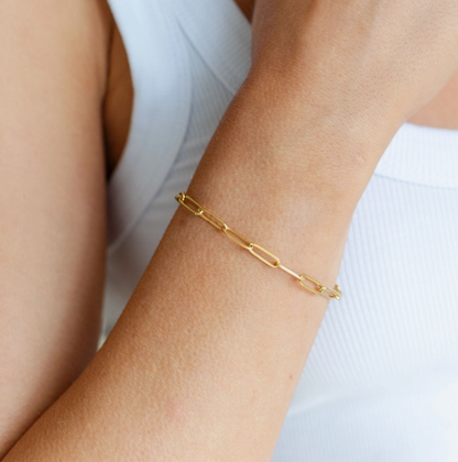 SPLENDID IRIS GOLDEN LINK BRACELET