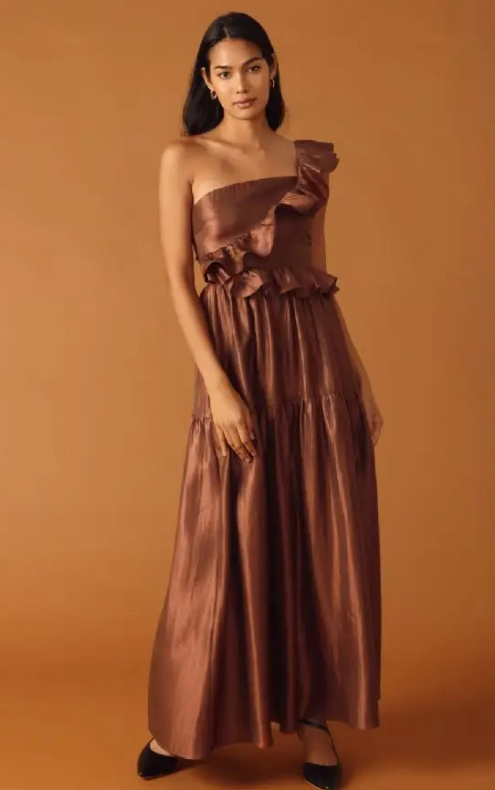 FLYING TOMATO ONE SHOULDER MAXI DRESS