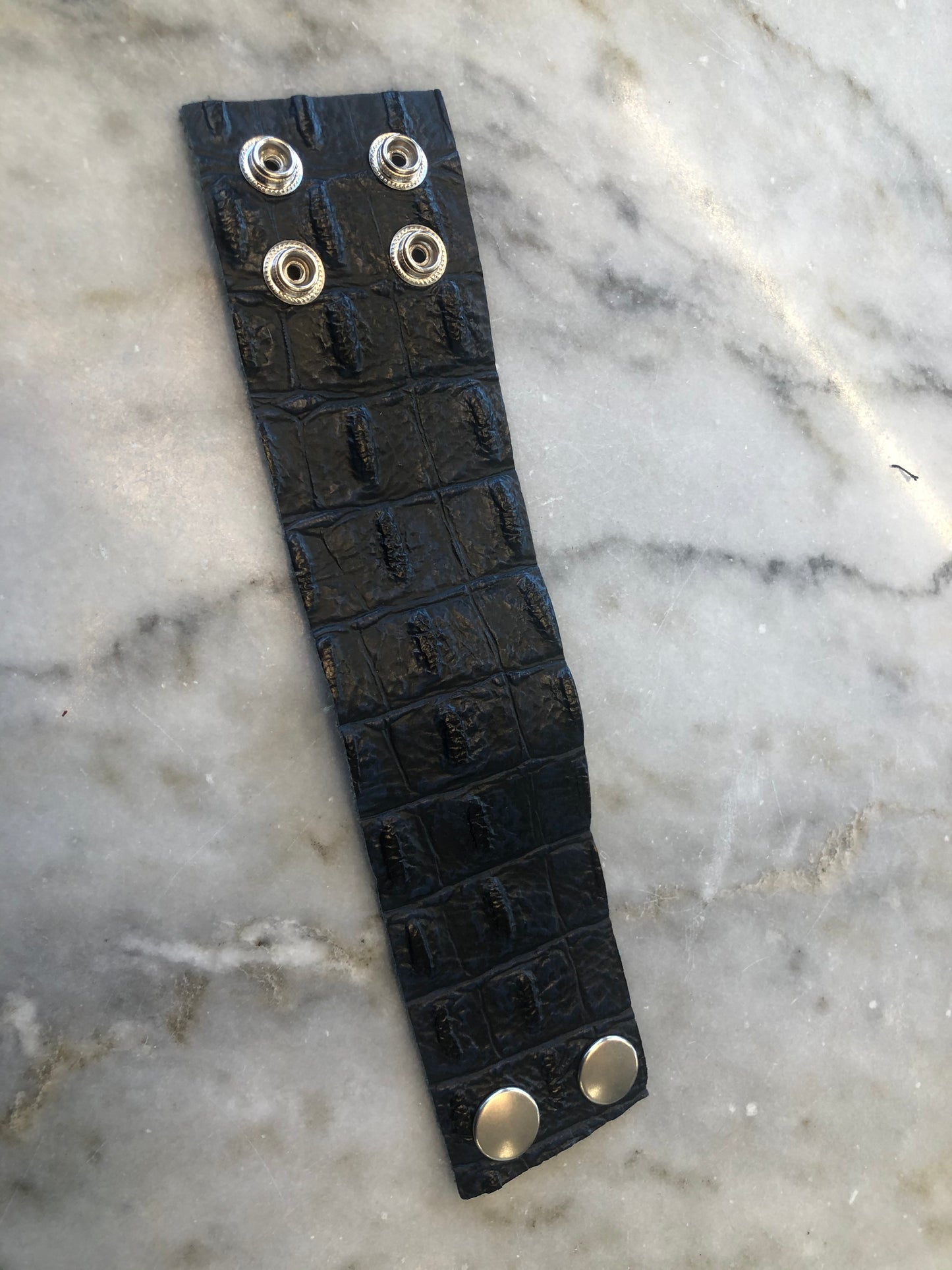 CHARLIE LEATHER WIDE WRAP BRACELET