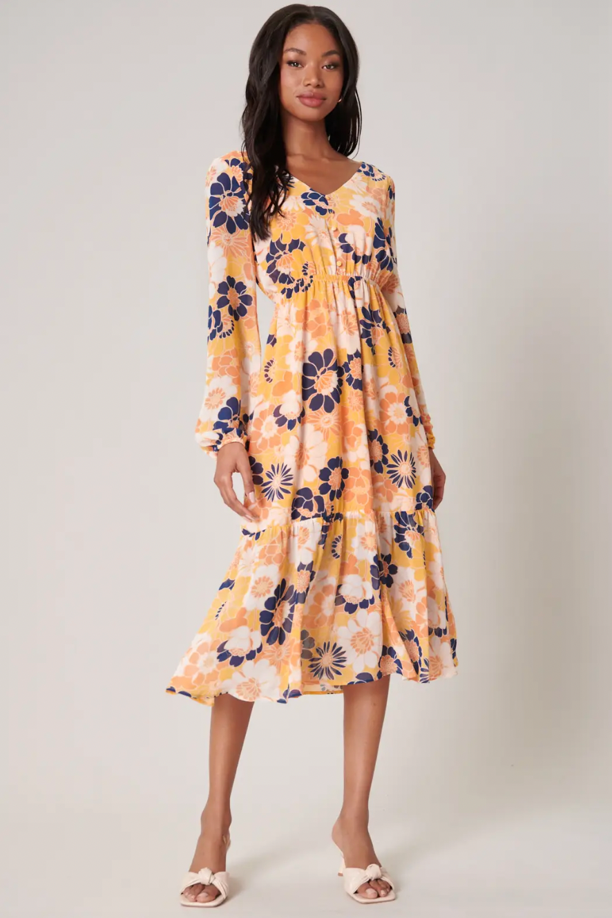 SUGARLIPS ZIPPY MIDI DRESS