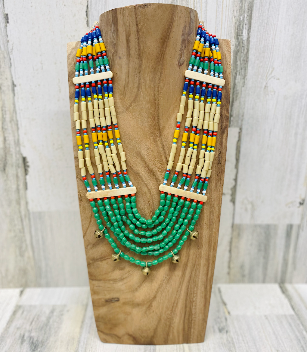 DOWNTOWN FUNKY BEAD NECKLACE