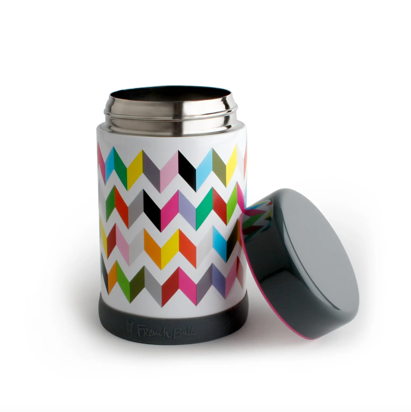 FRENCH BULL STAINLESS STEEL FOOD JAR