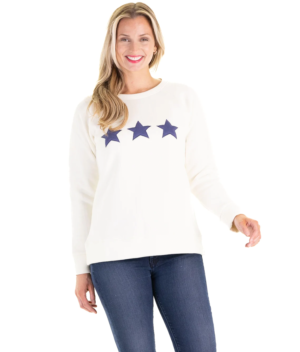 DUFFIELD LANE KEILY SWEATSHIRT WINTER WHITE