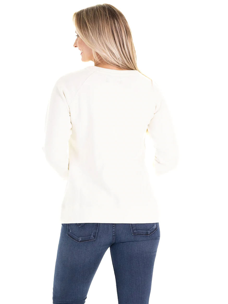 DUFFIELD LANE KEILY SWEATSHIRT WINTER WHITE