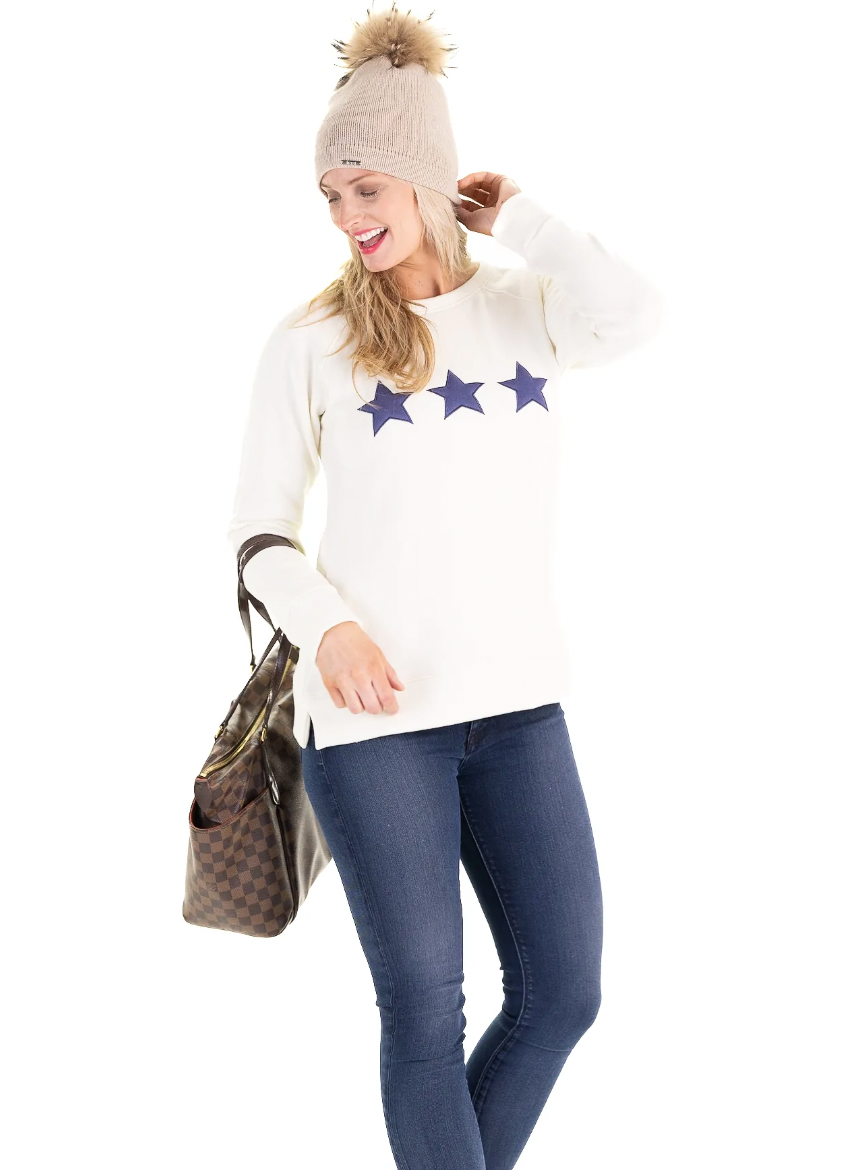 DUFFIELD LANE KEILY SWEATSHIRT WINTER WHITE