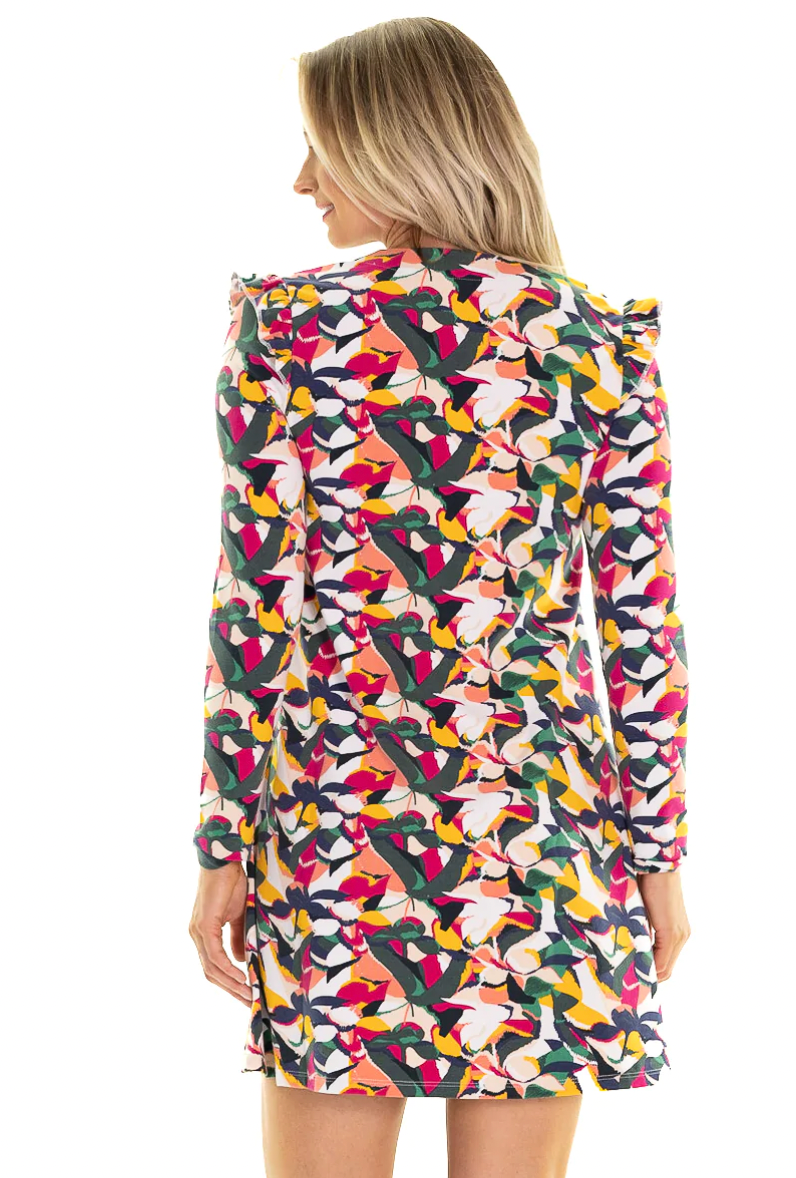 DUFFIELD LANE REBECCA RUFFLE DRESS