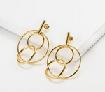 GOT TO HAVE IT FASHION CIRCLE DROP EARRINGS