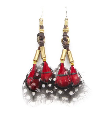 KAPOETA FEATHER EARRINGS