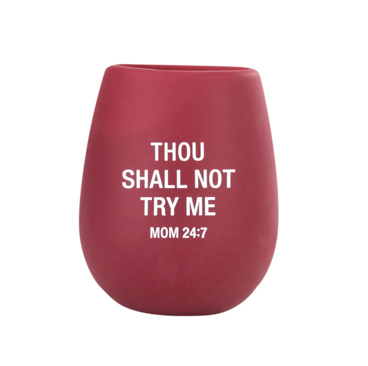 ABOUT FACE DESIGNS SILICONE WINE GLASSES